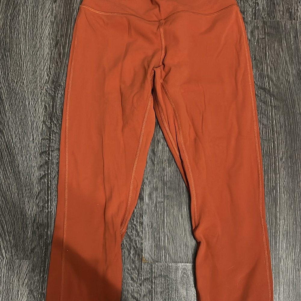 Orange Lululemon Leggings